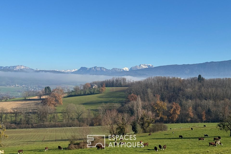 Charmante maison avec vue exceptionnelle et piscine