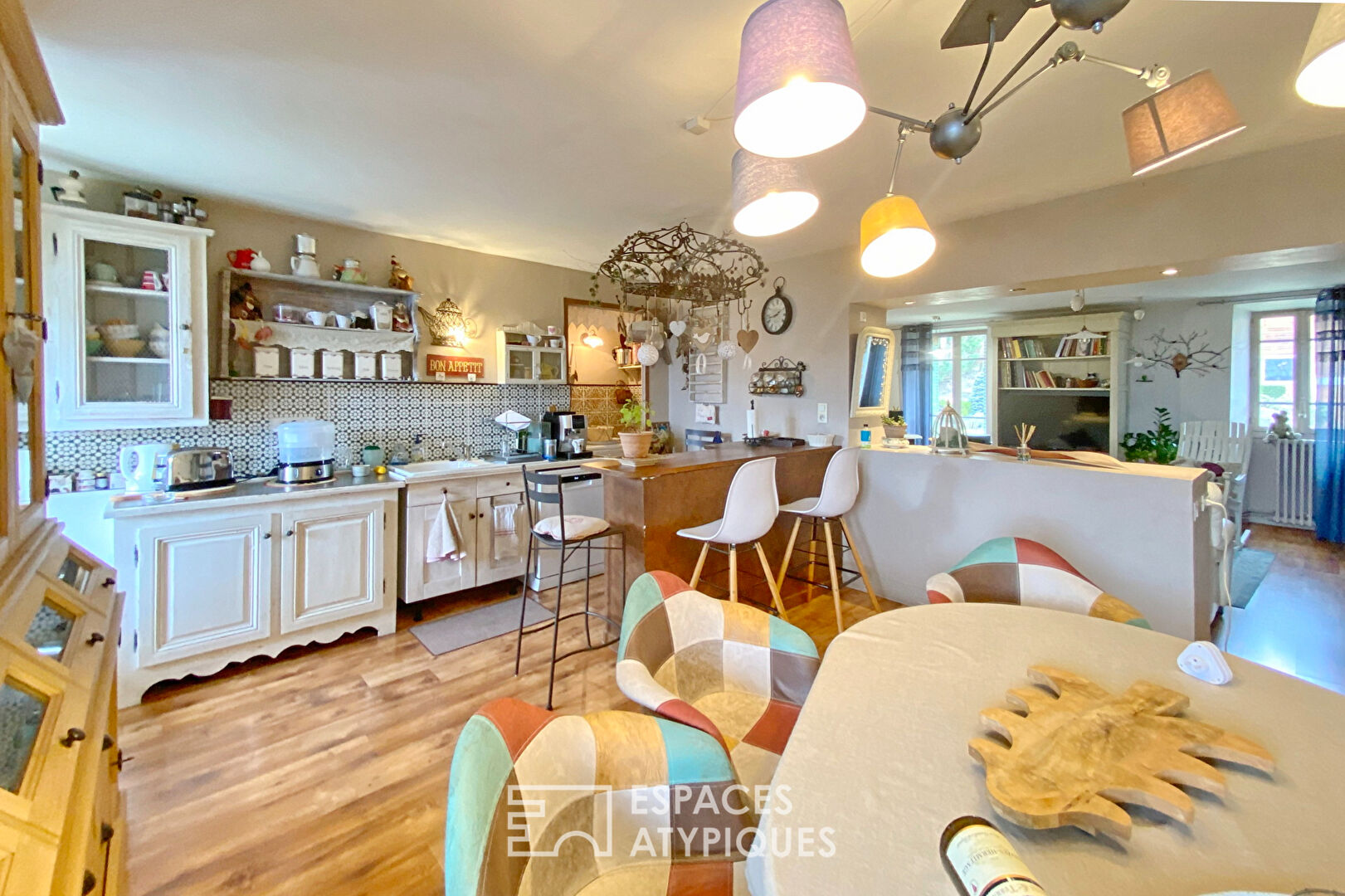 Building of character with breathtaking views of Mont Blanc