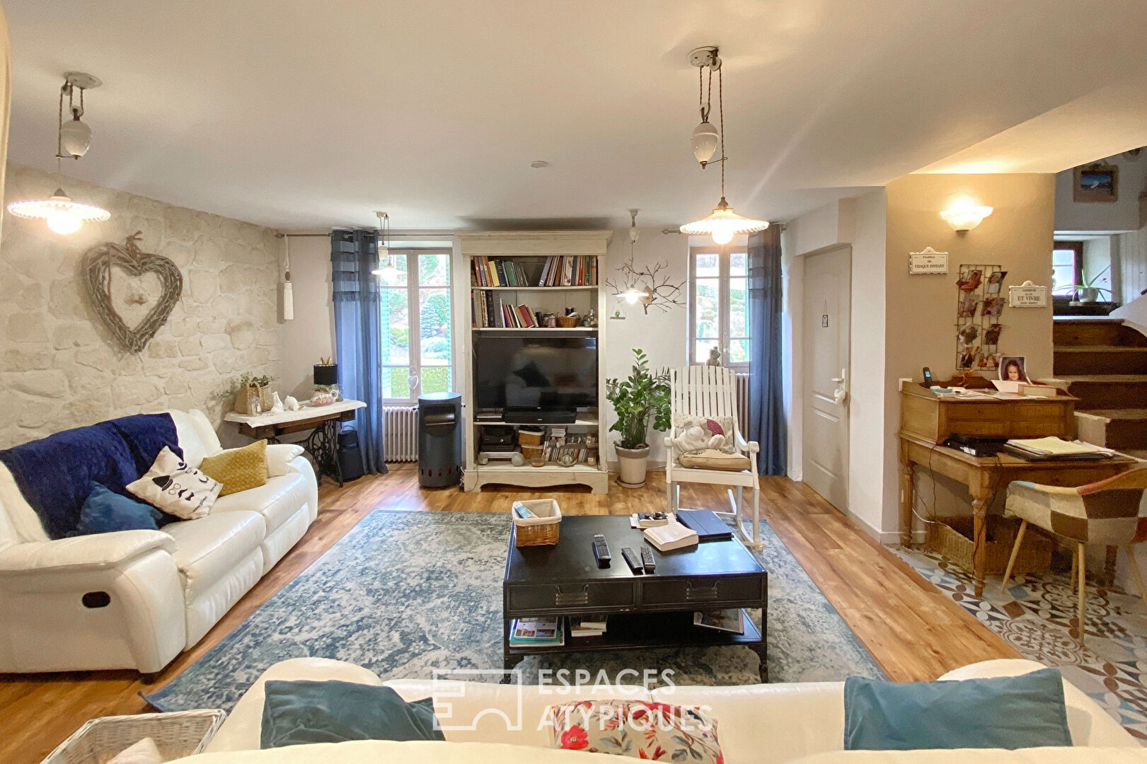 Building of character with breathtaking views of Mont Blanc