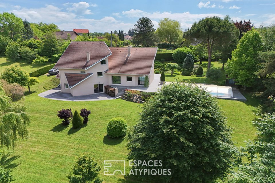 Maison d'architecte avec piscine