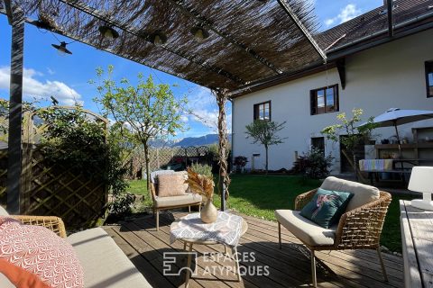 Corps de ferme avec jardin cosy proche du Lac