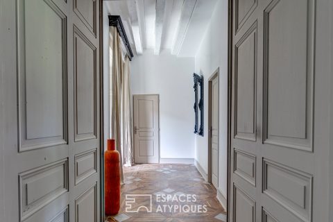 Duplex with terrace in a 14th century castle