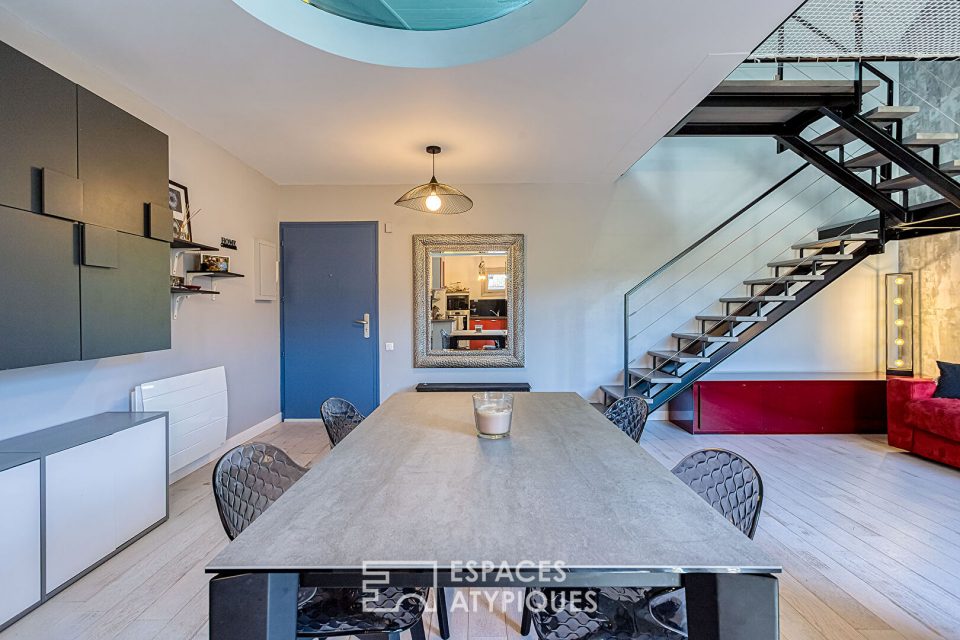 Duplex contemporain avec terrasse en centre ville