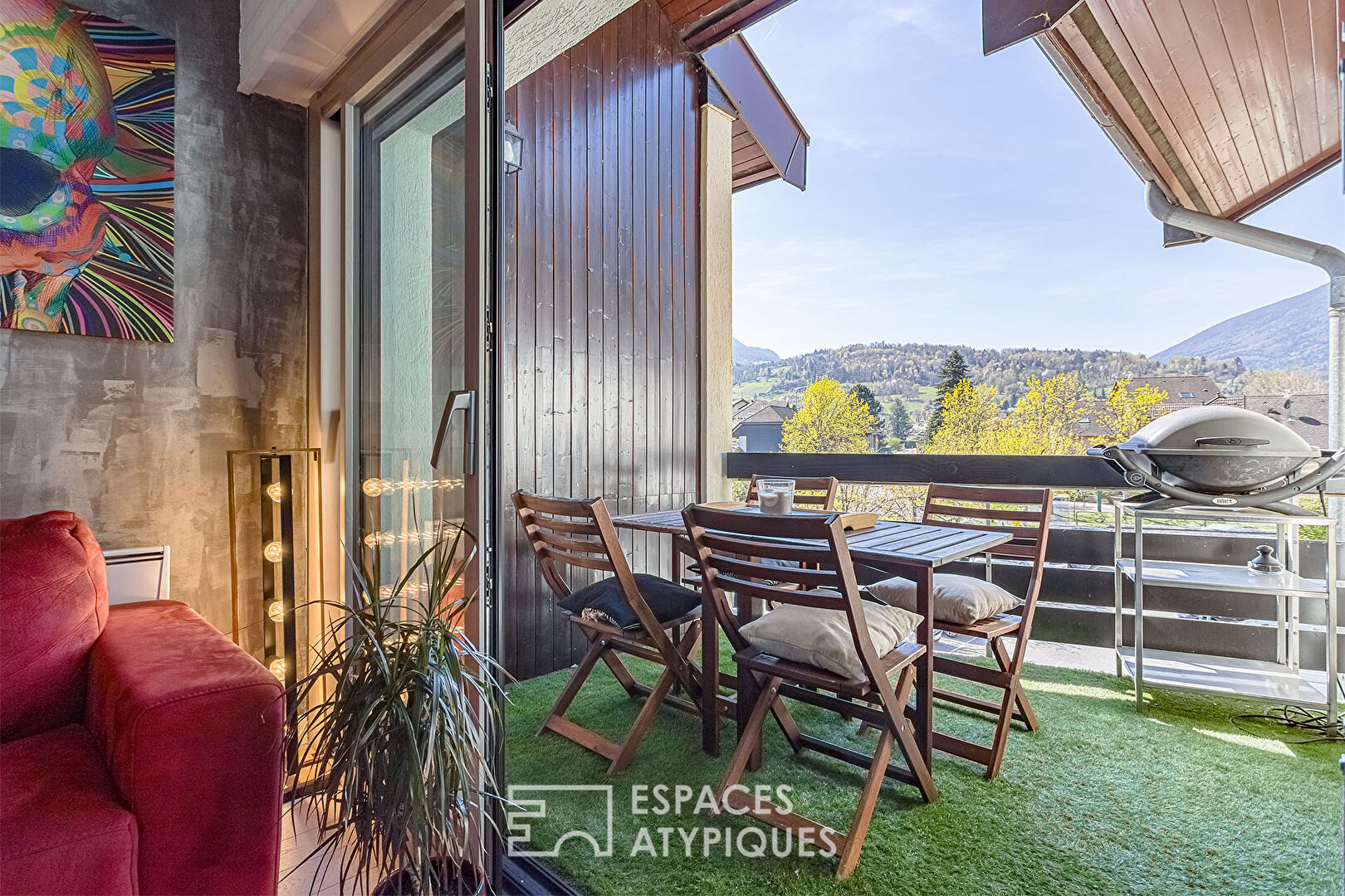 Duplex contemporain avec terrasse en centre ville