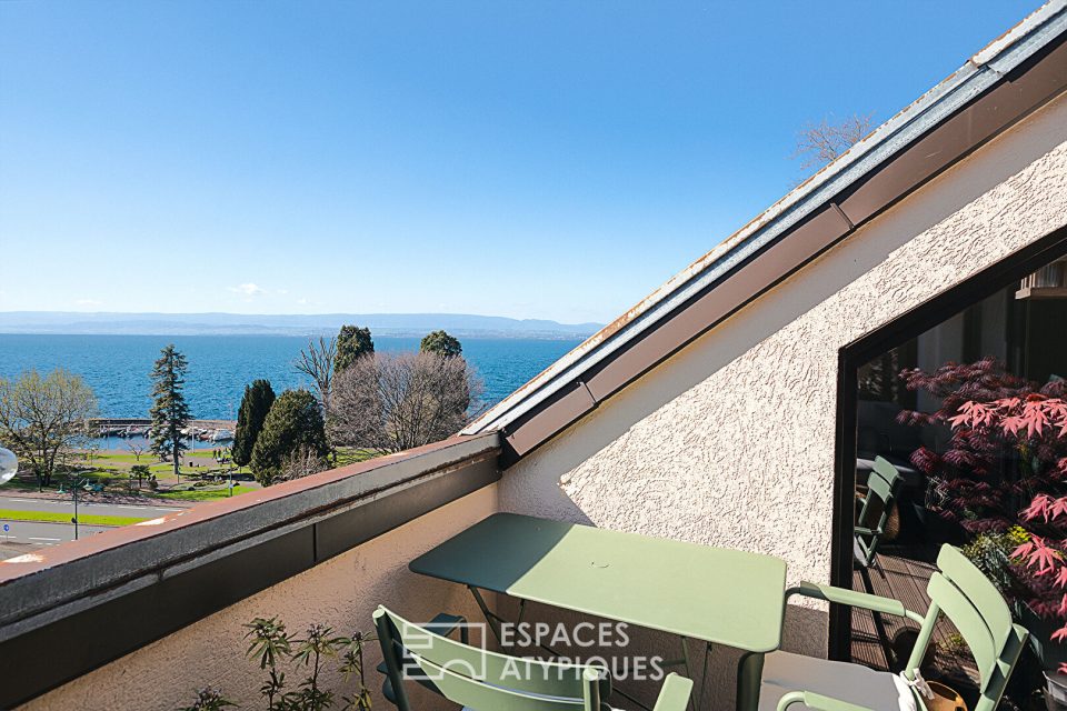 Duplex atypique avec sa tropézienne vue lac