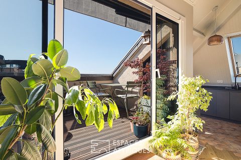 Duplex rénové et sa tropézienne vue lac
