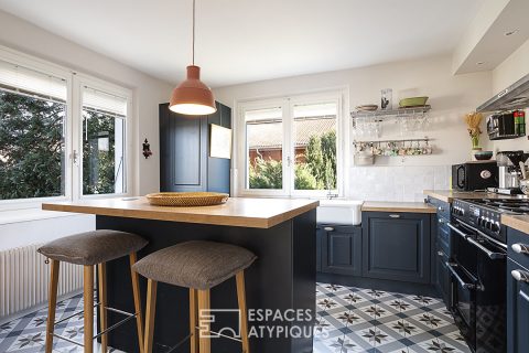 Maison éco-responsable avec piscine, à deux pas de la frontière Suisse