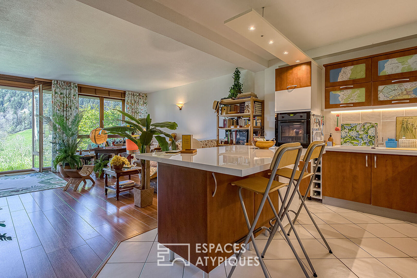 Appartement de caractère avec jardin et vue d’exception