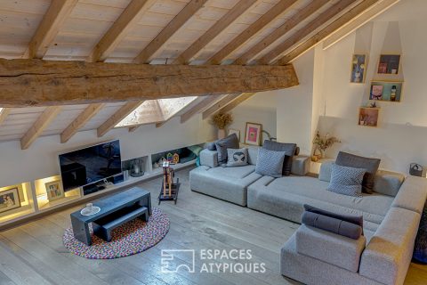 Duplex contemporain sous les toits en vieille ville