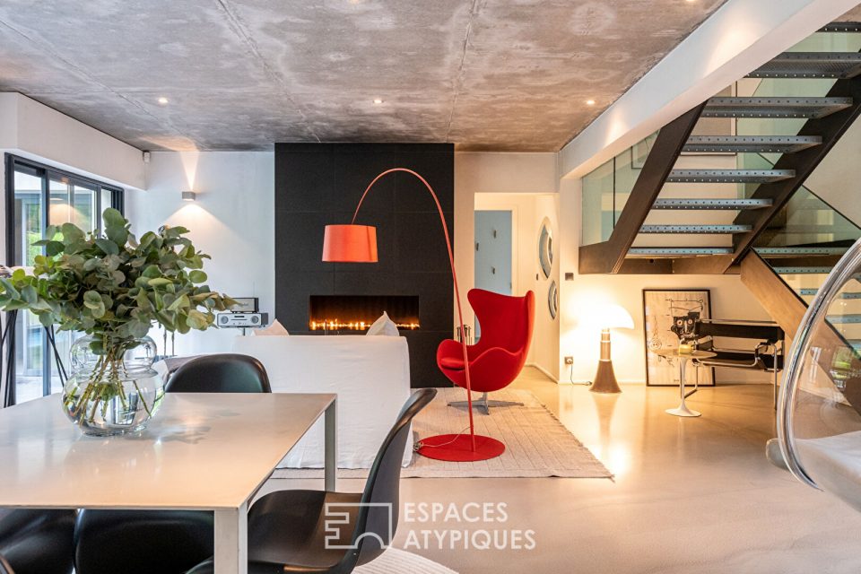 Maison contemporaine avec piscine proche du lac