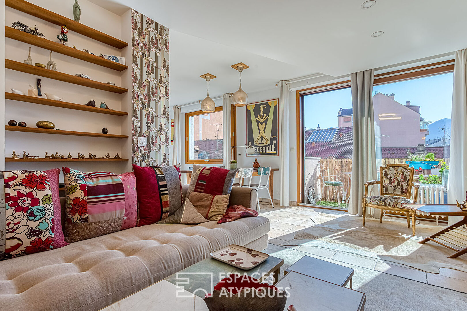 Duplex in the city center, a stone’s throw from the lake