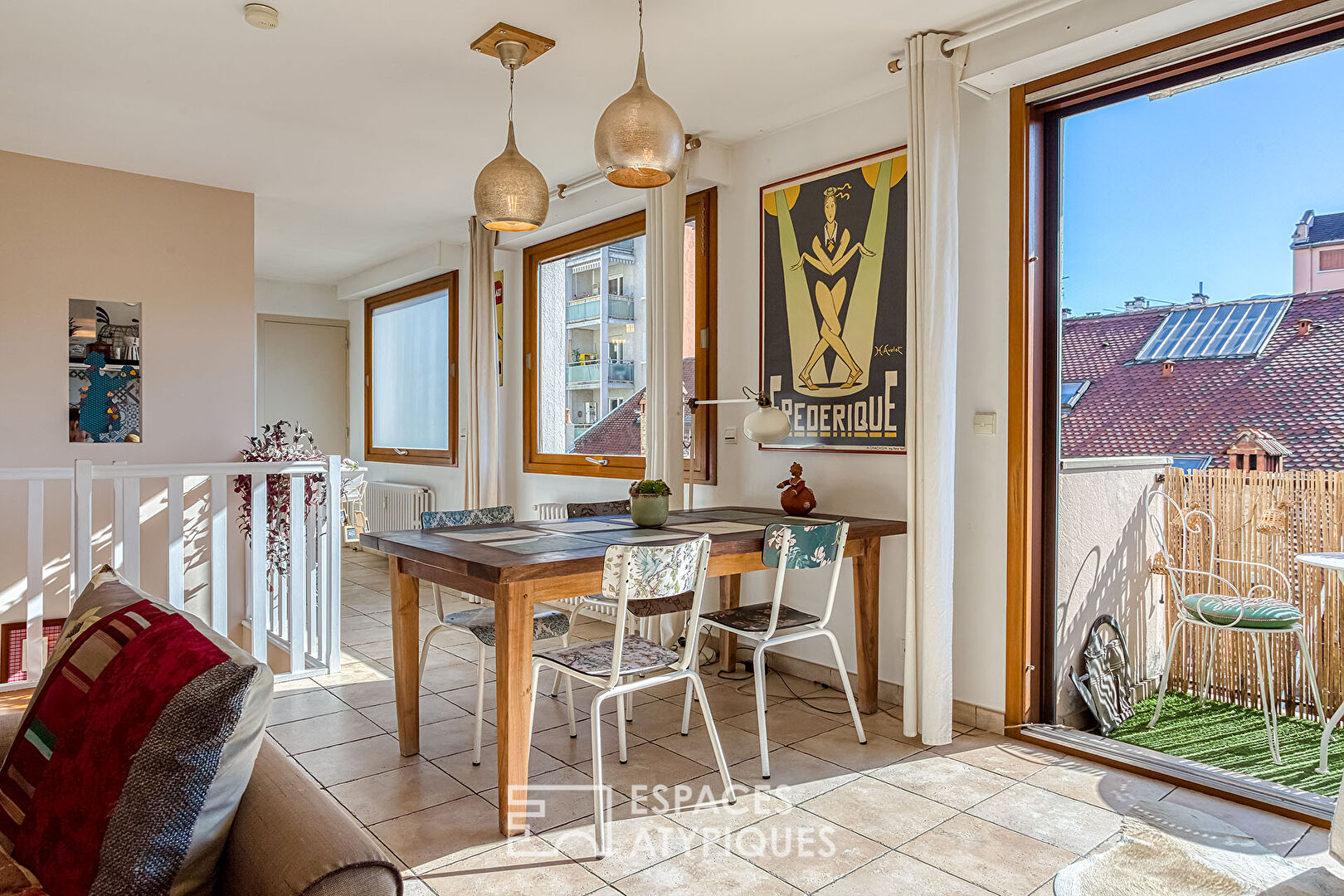 Duplex in the city center, a stone’s throw from the lake