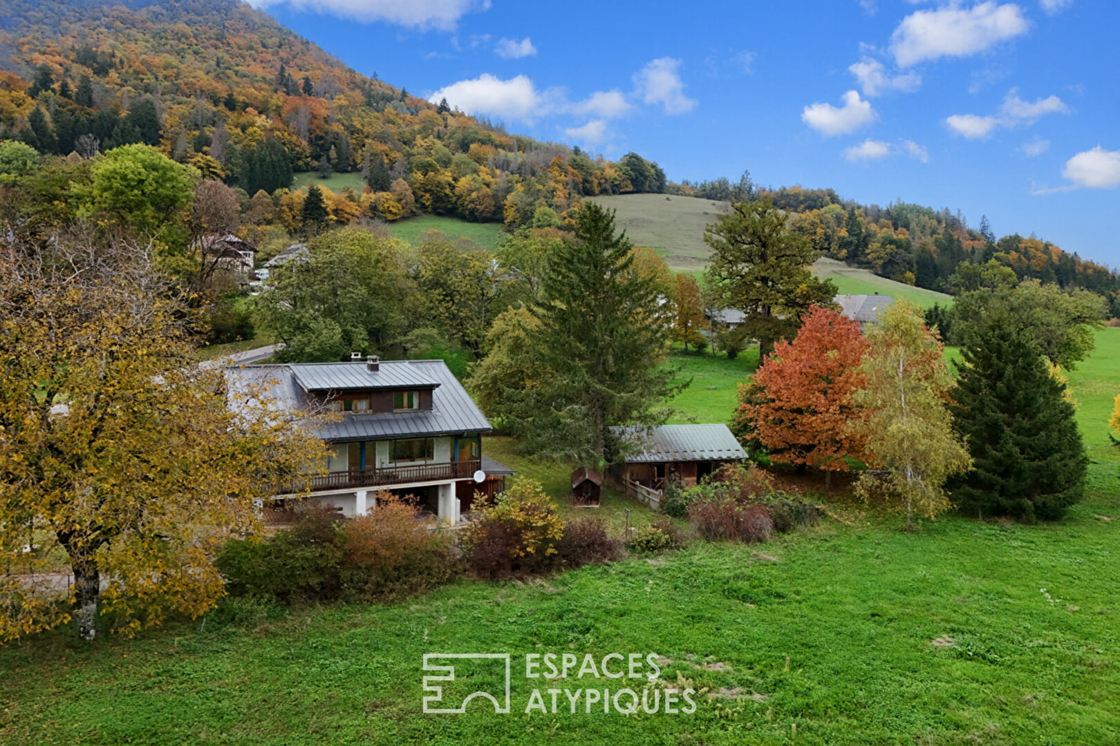 Maison avec vue et terrain au coeur du massif des Bauges