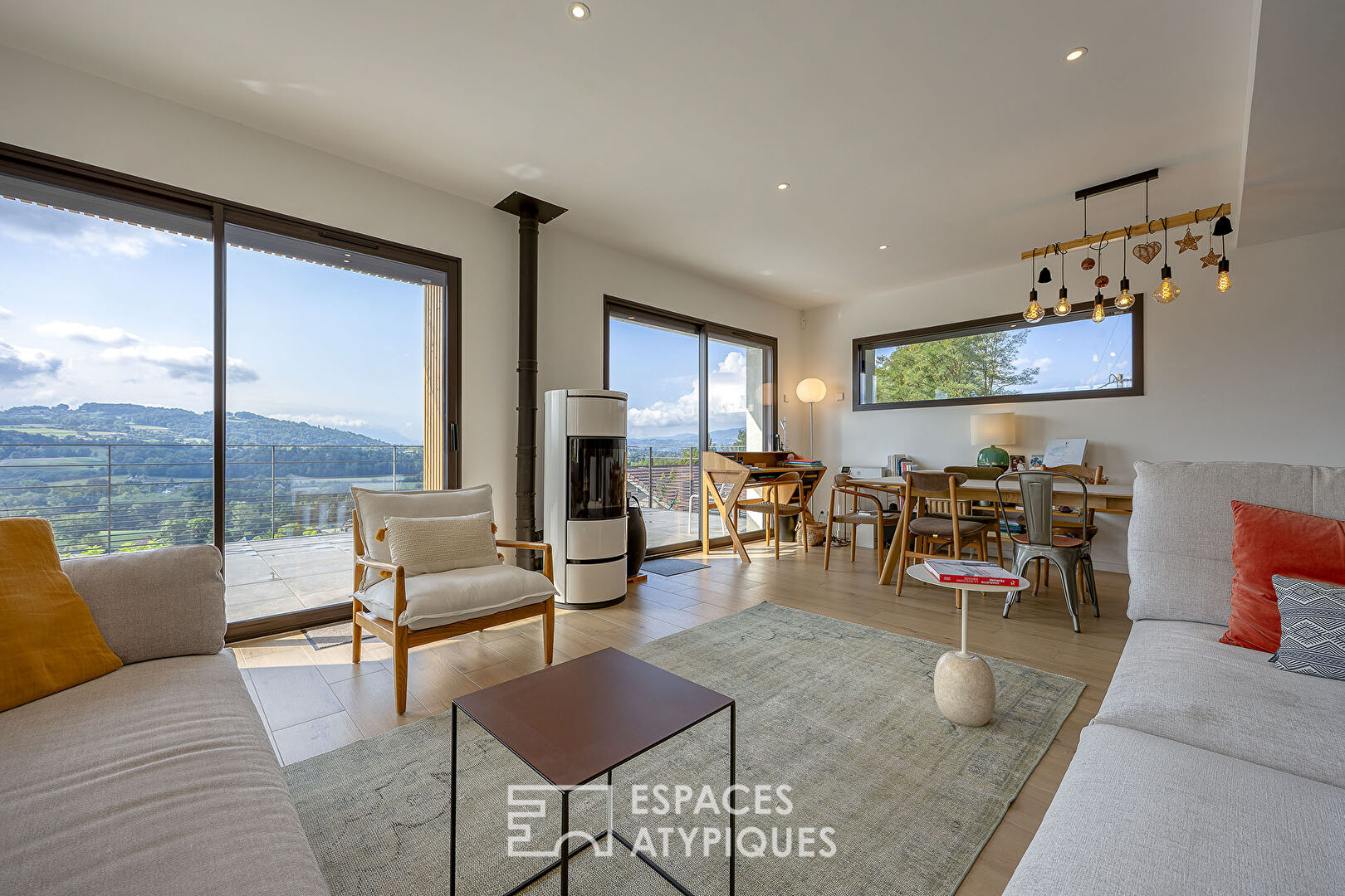 Maison contemporaine avec vue imprenable