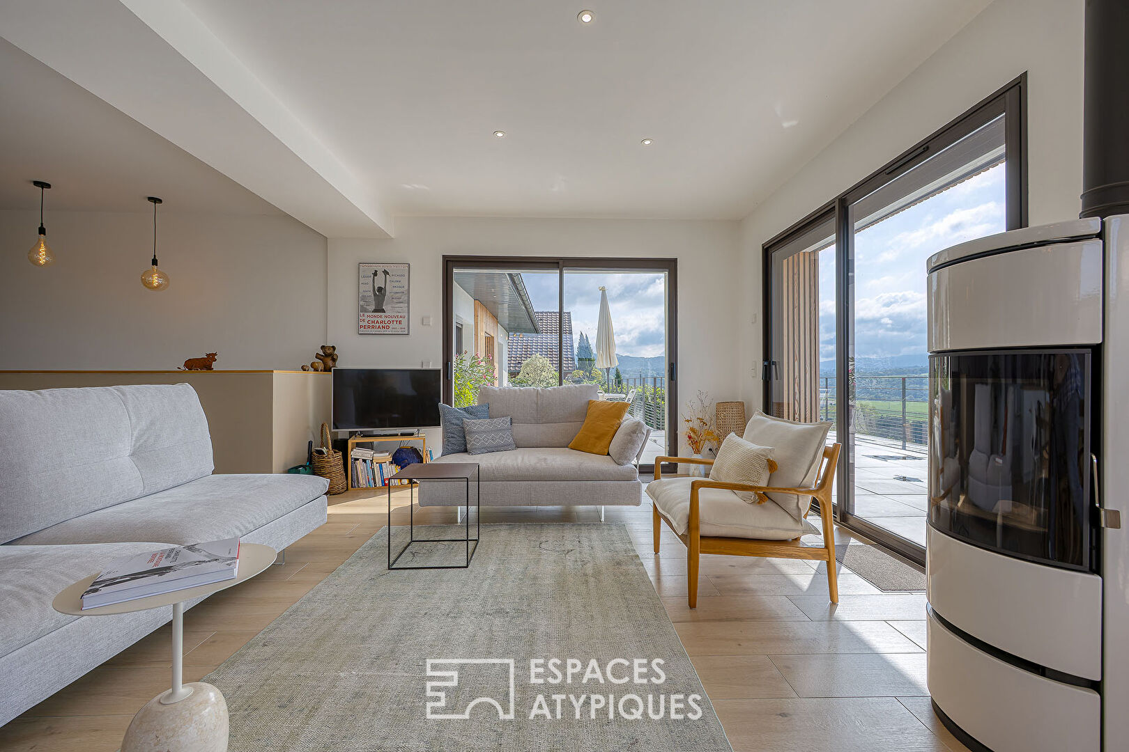 Maison contemporaine avec vue imprenable