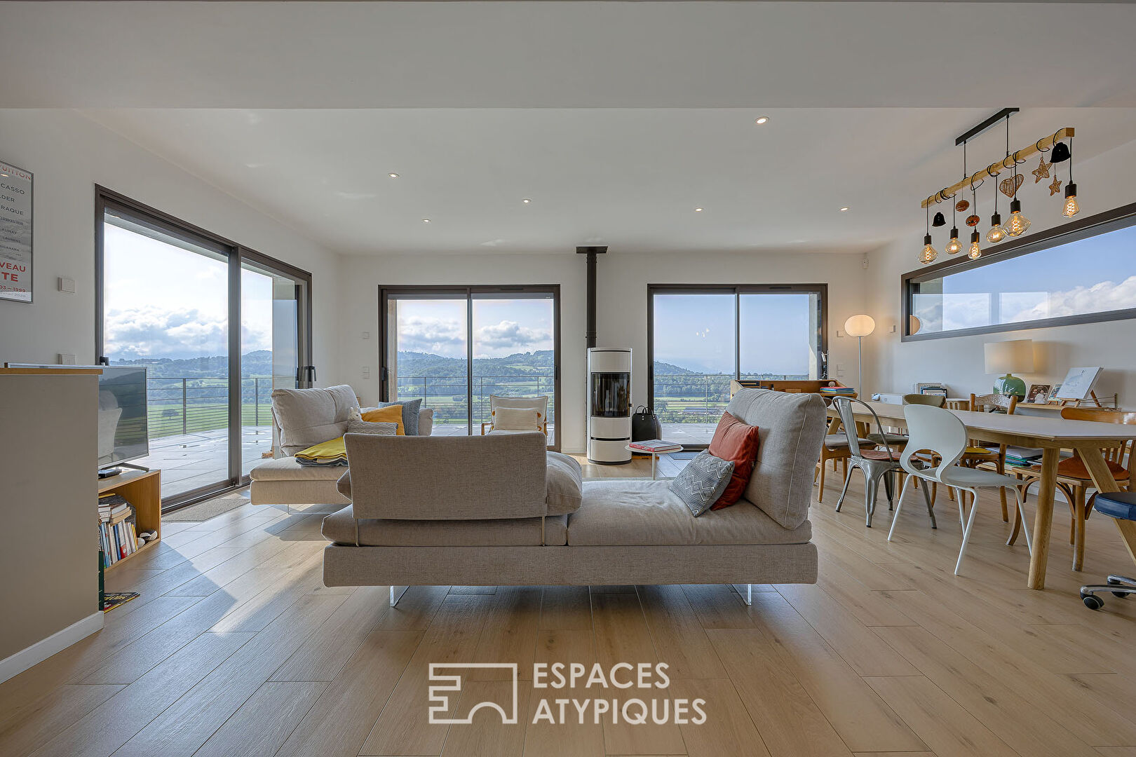 Maison contemporaine avec vue imprenable