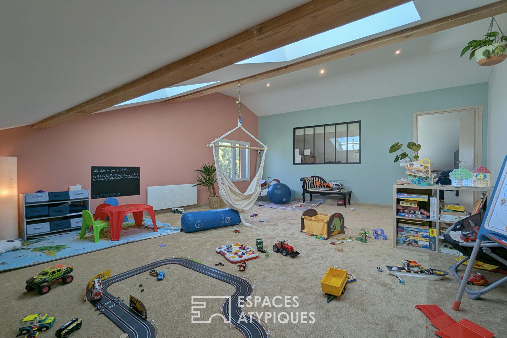 Old barn renovated into a family home