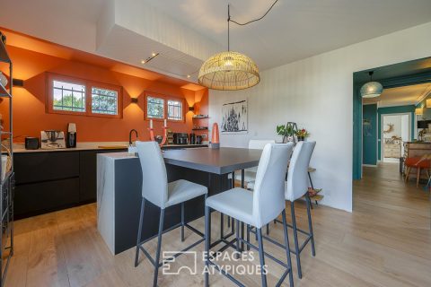 Maison familiale rénovée avec terrasse et jardin