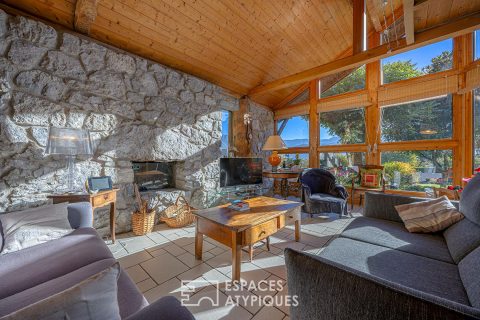 18th-Century Farmhouse Renovated with Charm & Mountain View