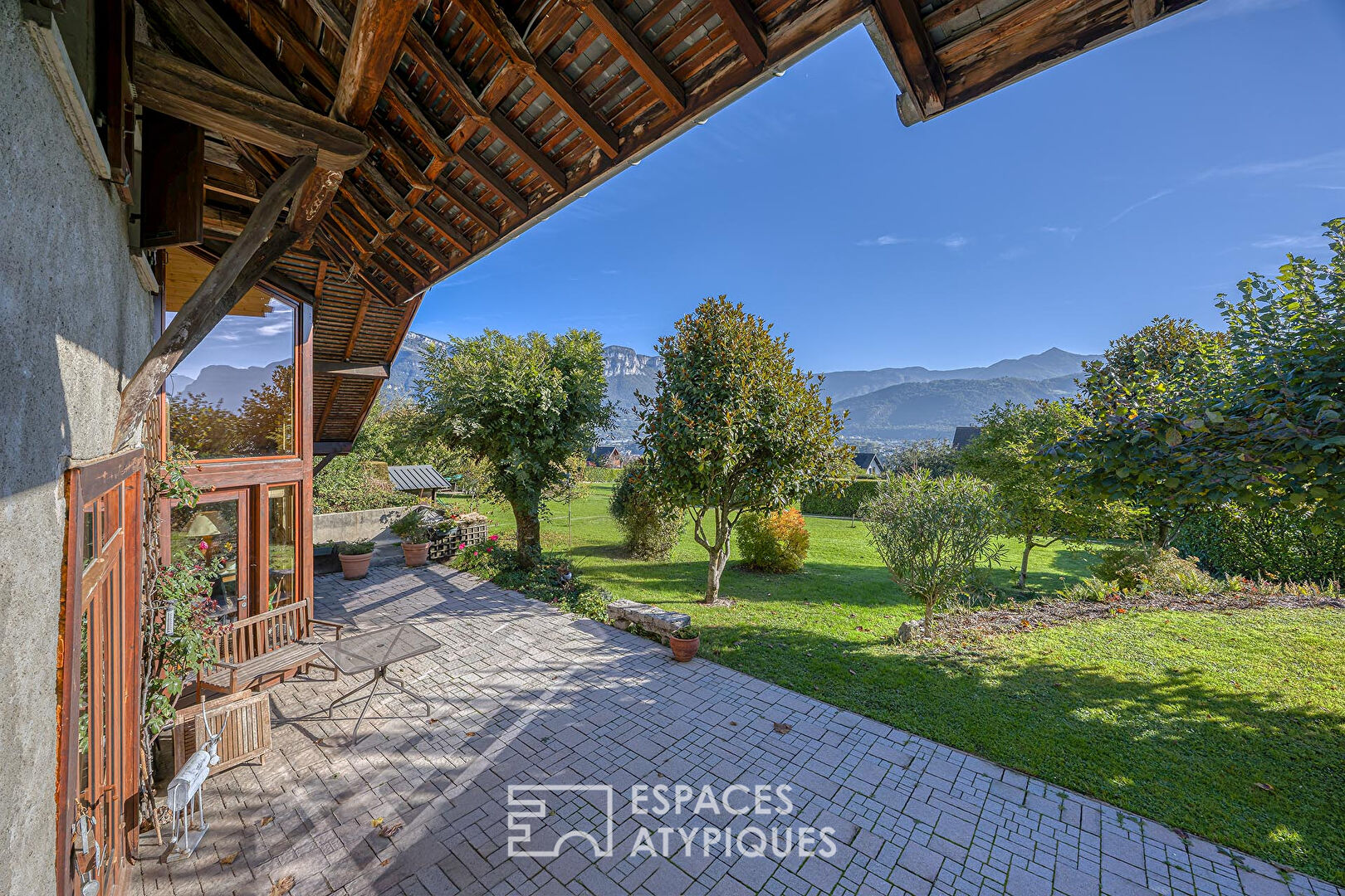 18th-Century Farmhouse Renovated with Charm & Mountain View