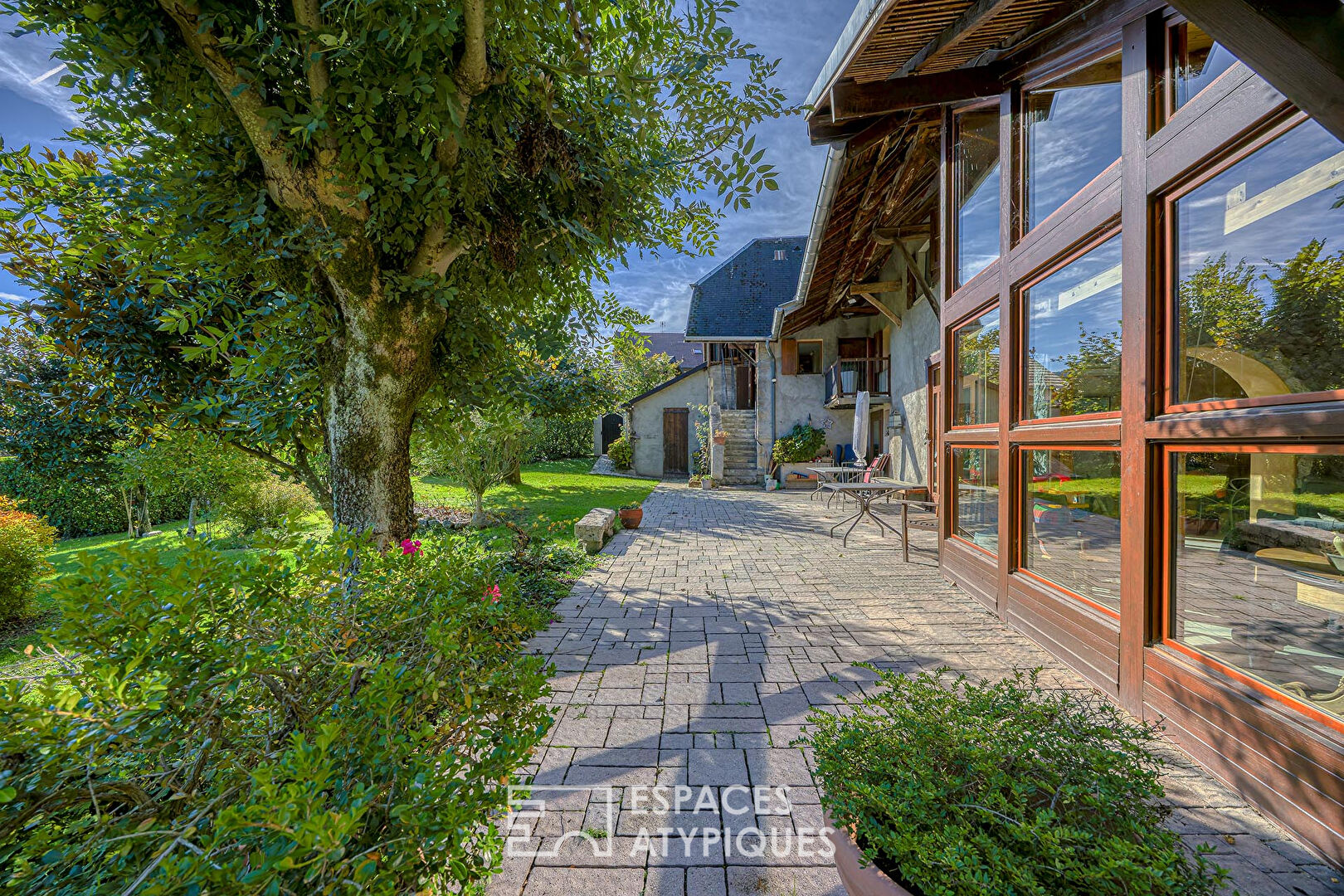 18th-Century Farmhouse Renovated with Charm & Mountain View