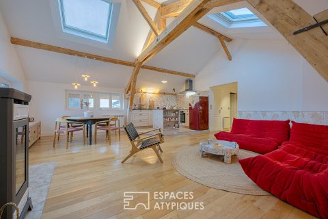 Appartement de charme avec vue sur les toits