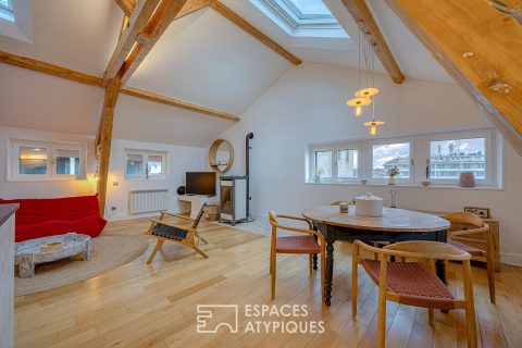 Appartement de charme avec vue sur les toits