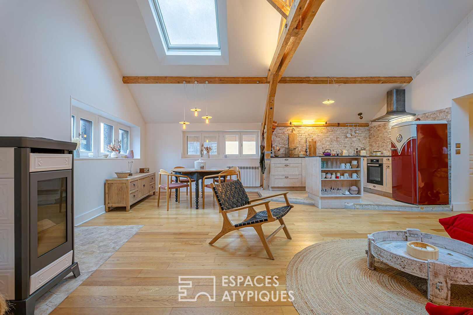 Appartement de charme avec vue sur les toits