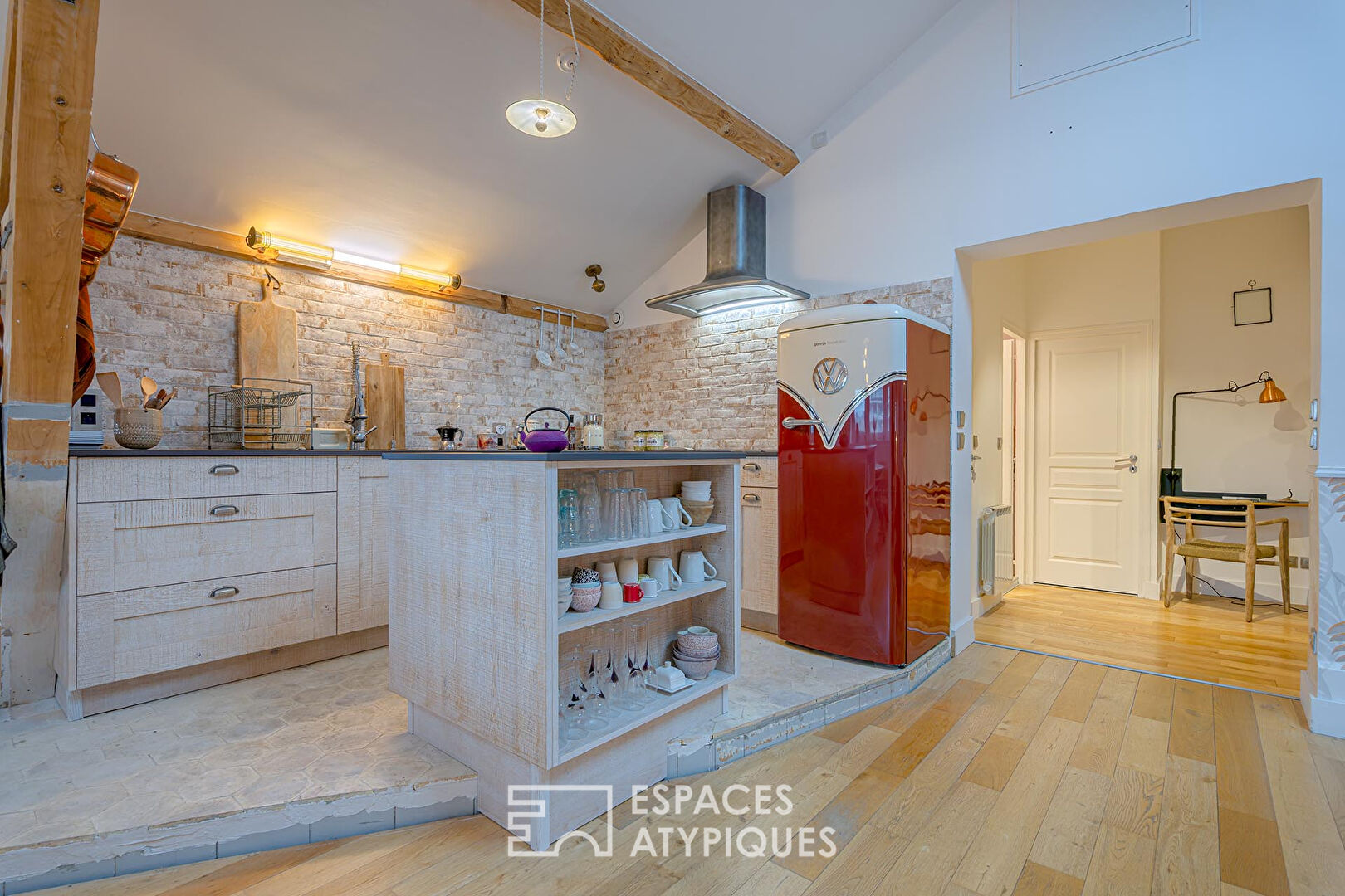 Appartement de charme avec vue sur les toits