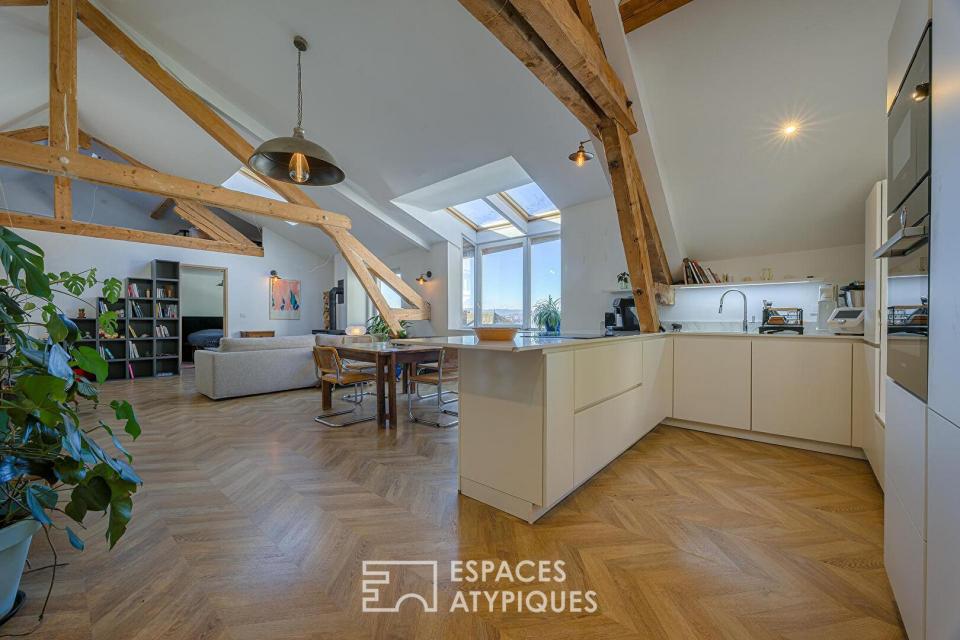 Duplex de charme avec vue sur le lac