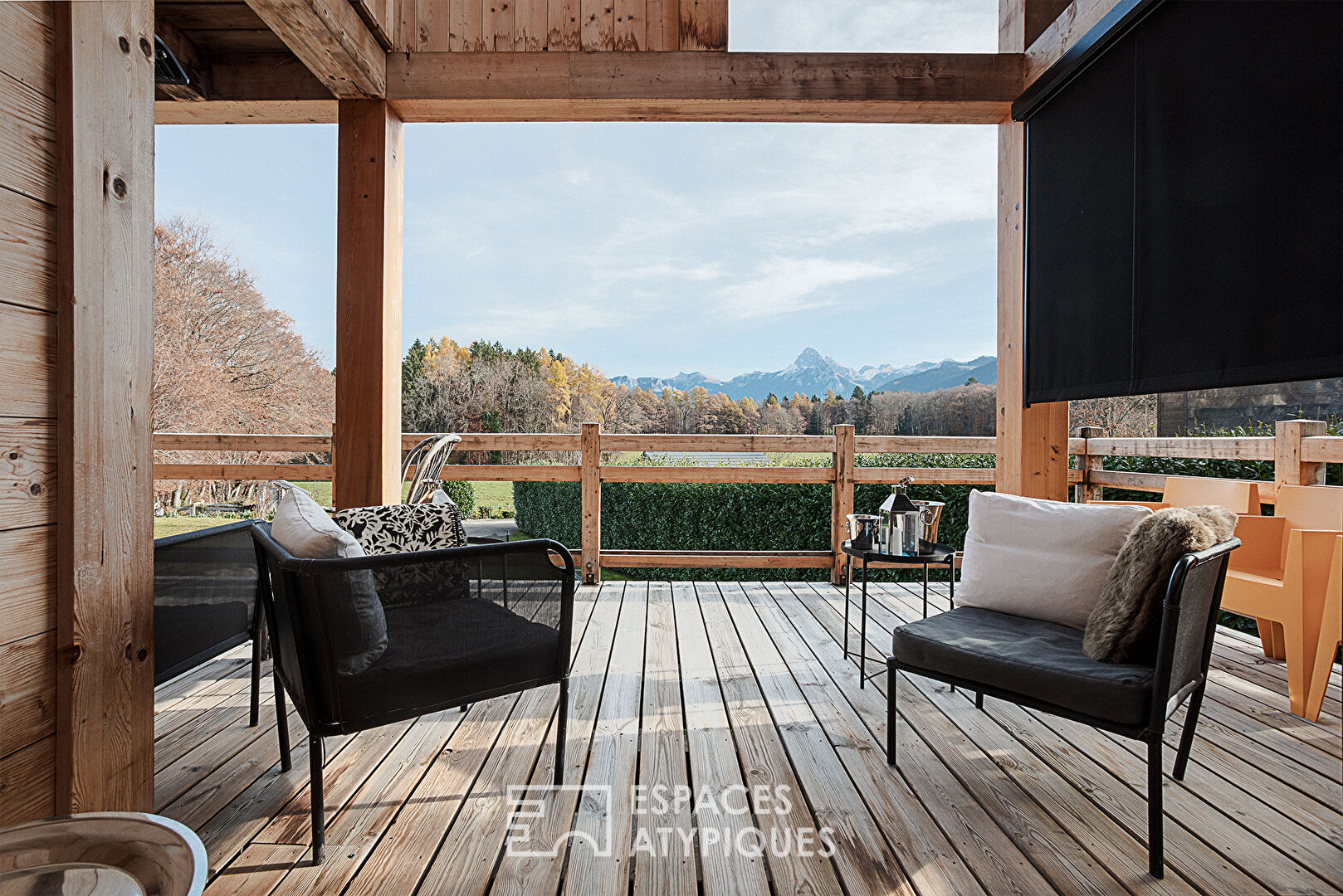 Chalet d’architecte avec vue imprenable sur la Dent d’Oche