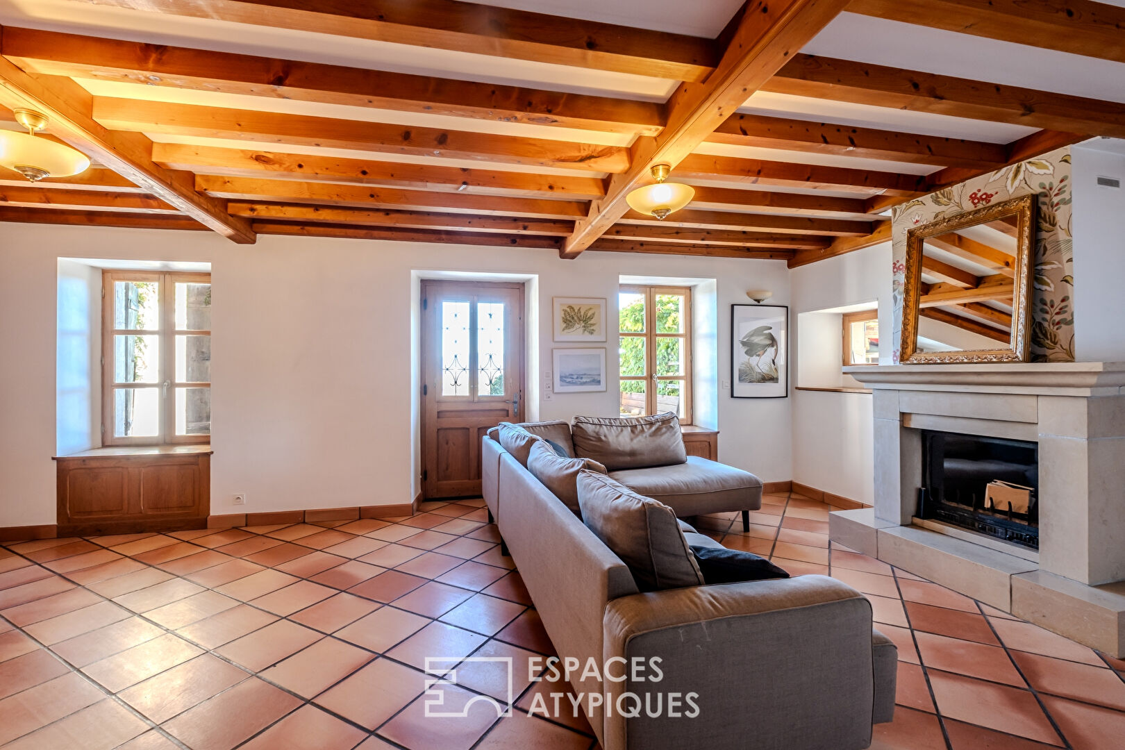Maison de caractère avec dépendance vue lac et Mont-Blanc