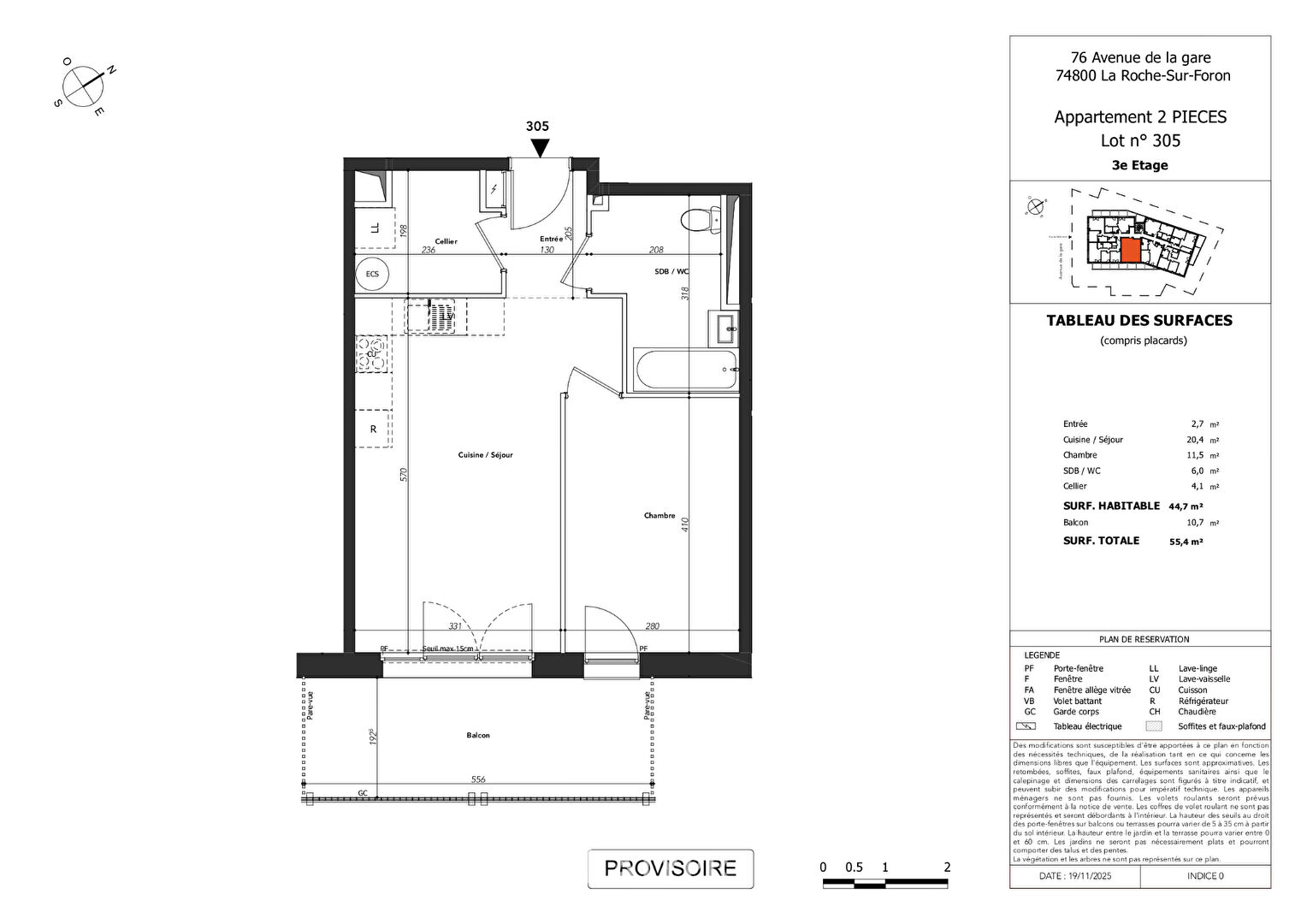 Appartement au coeur du quartier gare