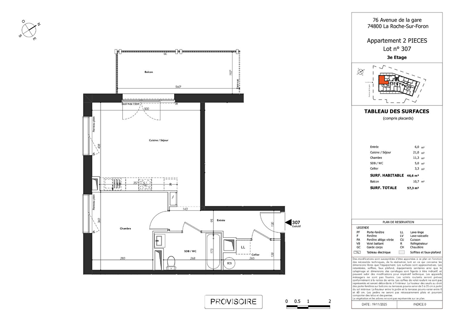 Appartement au coeur du quartier gare