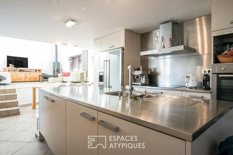 A village house with a strong personality