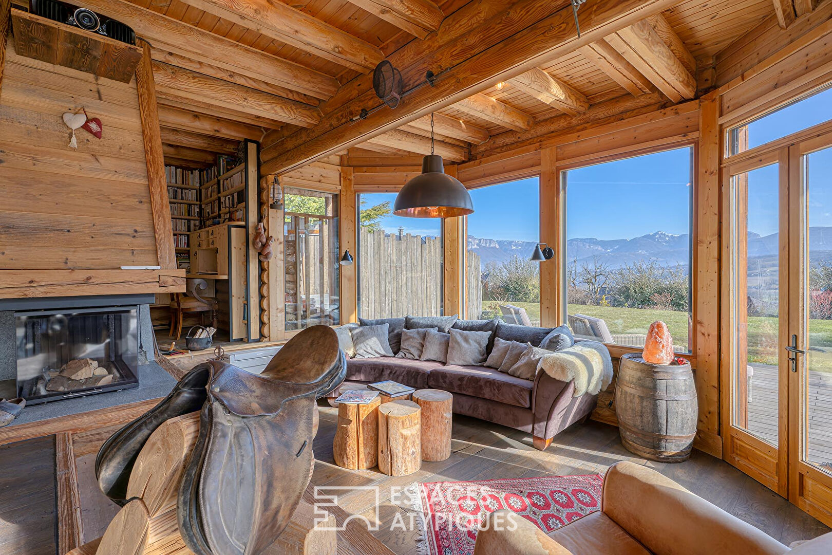 Chalet contemporain avec vue imprenable