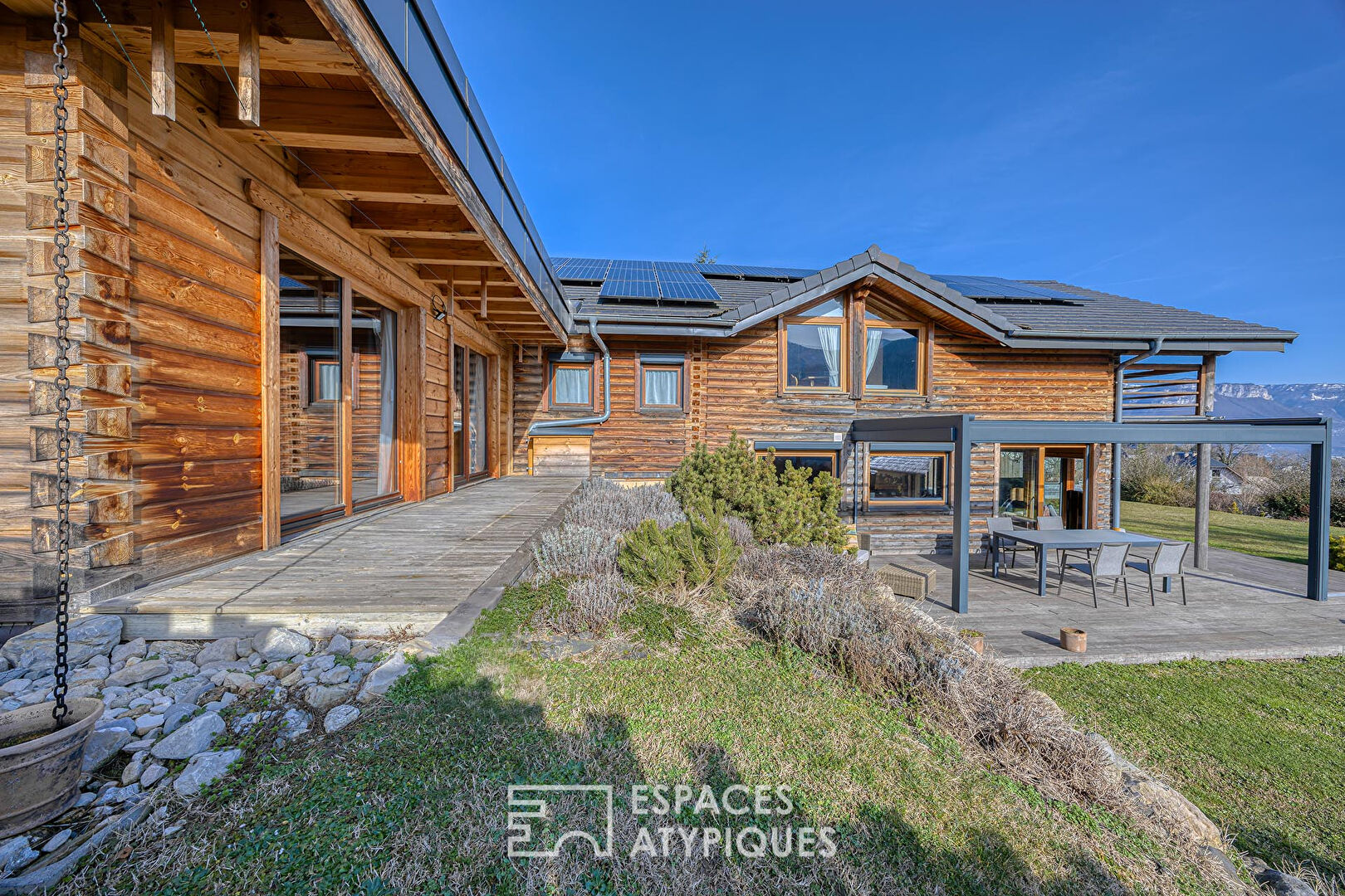 Chalet contemporain avec vue imprenable