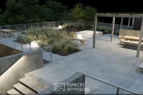 Penthouse d’exception avec jardin suspendu