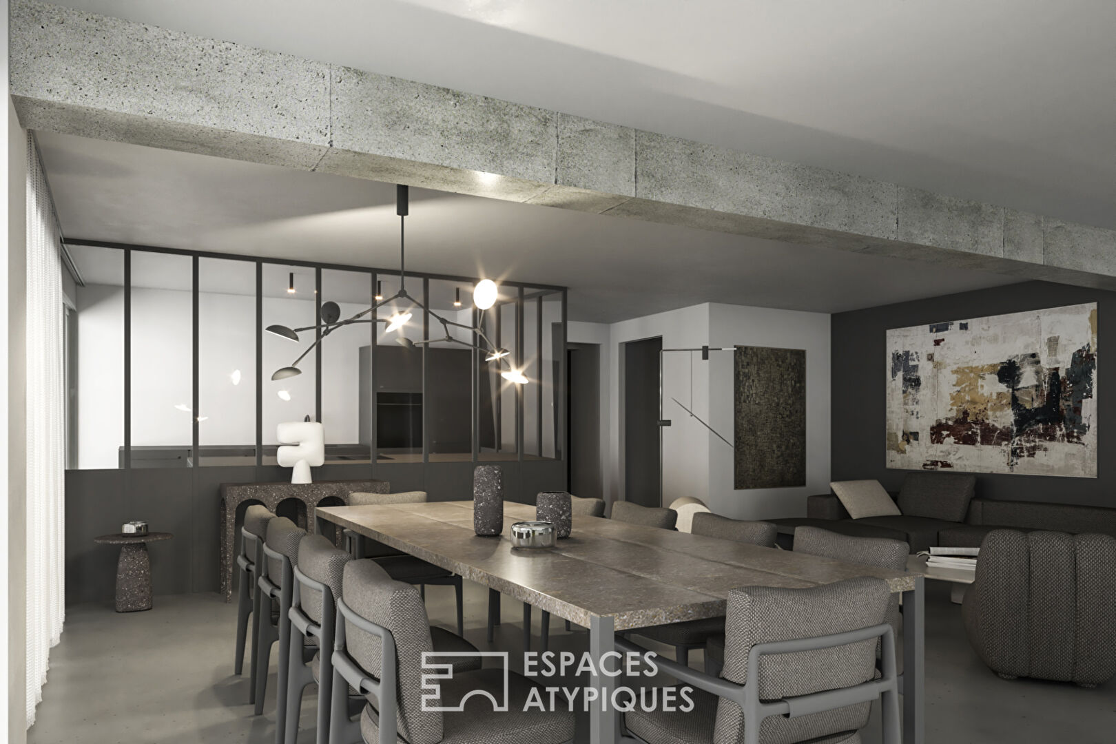 Penthouse d&rsquo;exception avec jardin suspendu