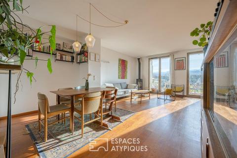 Ancien corps de ferme rénové avec vue