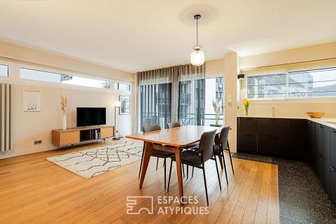 Appartement chic et contemporain avec terrasse et parking aux portes de Genève