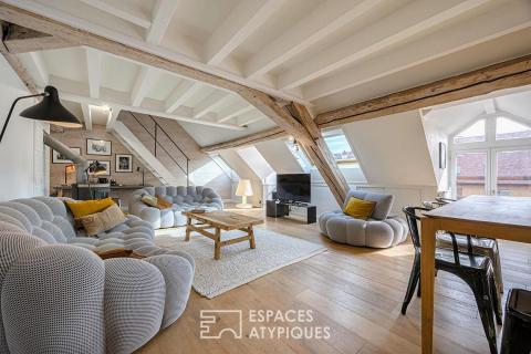 Charmant duplex sous les toits en hypercentre