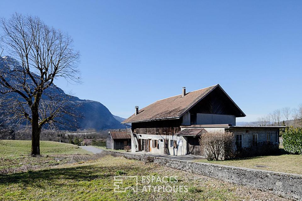 Potentiel brut et authenticité pour cette ferme du XIXème