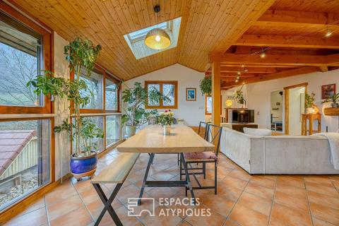Duplex de caractère avec vue lac et château
