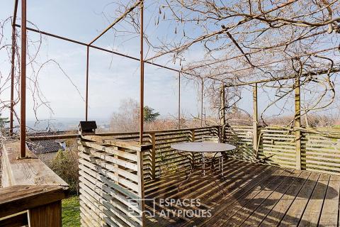 Maison d&rsquo;architecte avec vue dégagée