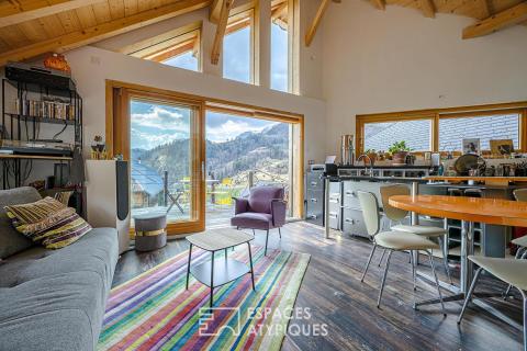 Grange rénovée avec vue montagne dans les alpages