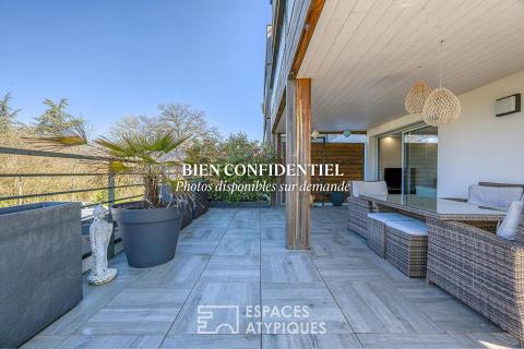 Appartement chaleureux en rez de jardin