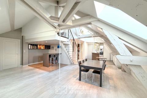 Appartement contemporain en dernier étage