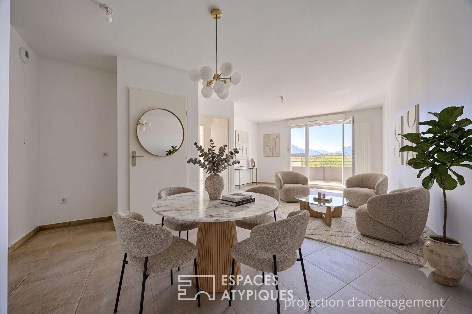 Charmant appartement avec balcon et vue