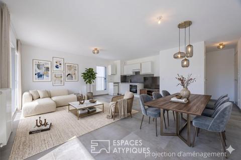 Appartement famillial avec terrasse et garage